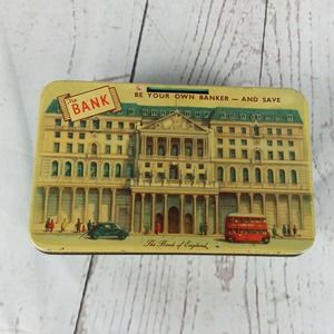 Vintage Horners Blue Boy Candy Tin Bank Of England